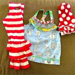 Matilda Jane top/pants/shorts, size 4. Hard to find.